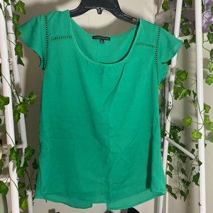 Haute Monde Green Blouse M